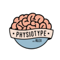 The Physiotype logo, which represents a unique personality typing system that sets itself apart from the traditional methods employed by MBTI, Socionics, and Objective Personality System. Unlike these systems, Physiotype relies on visual and facial features to determine personality type rather than conventional personality tests.